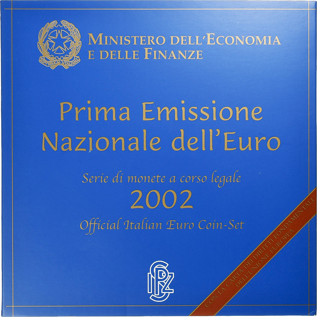 taliančina,
1 cent za 2 eurá,
2002