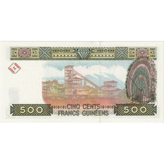 Guinea,
500 frankov,
UNC(65-70)