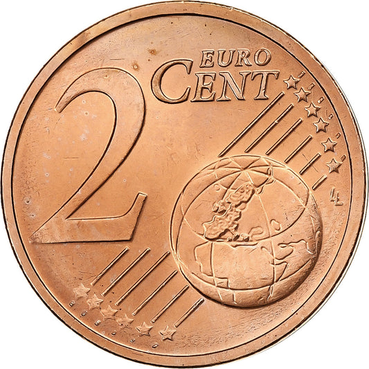 Litva,
2 euro centy,
BU