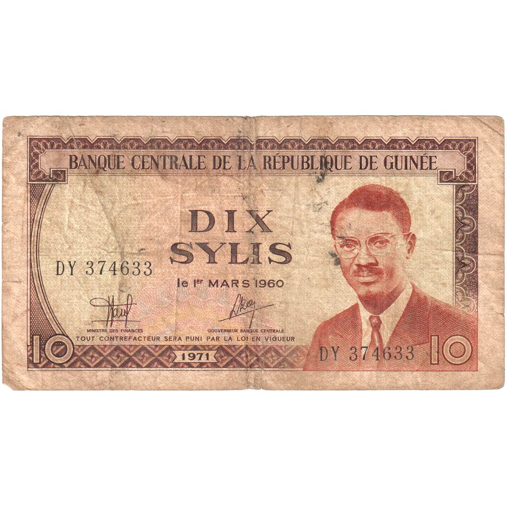 Guinea,
10 Sylis,
1960-03-01