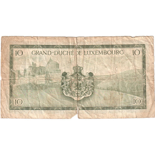 Luxembursko,
10 frankov,
VF (20-25)