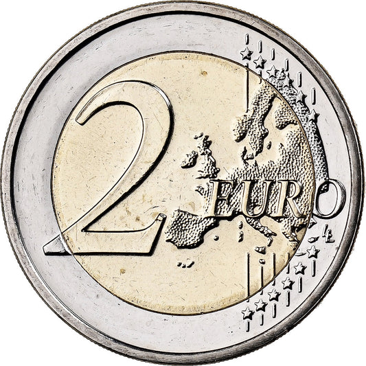 Luxembursko,
2 eurá,
2020