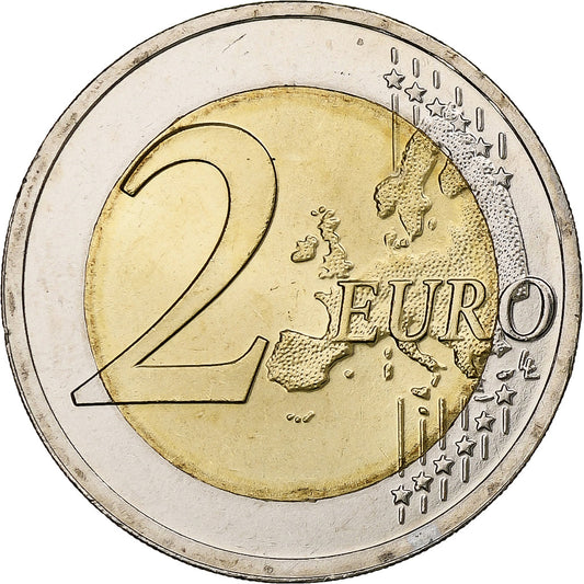 Lotyšsko,
2 eurá,
2018