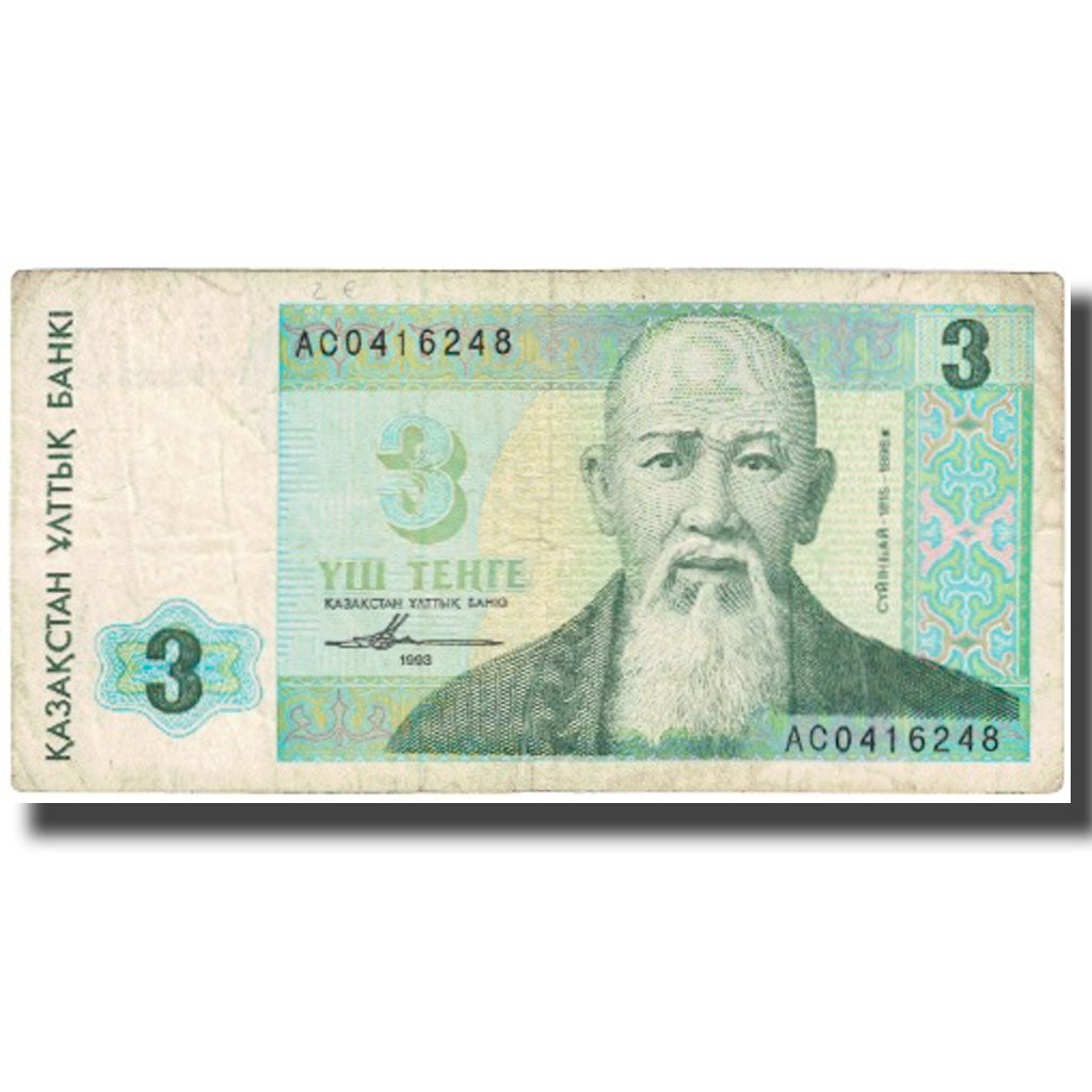 bankovka,
Kazachstan,
3 Tenge