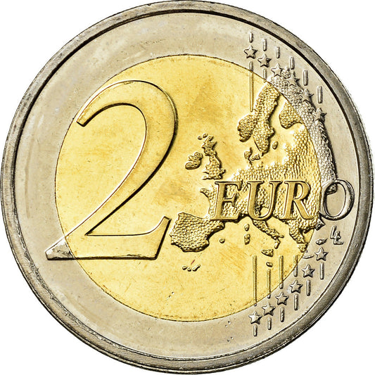 Luxembursko,
2 eurá,
EMU