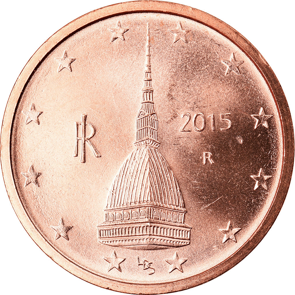 taliančina,
2 euro centy,
2015