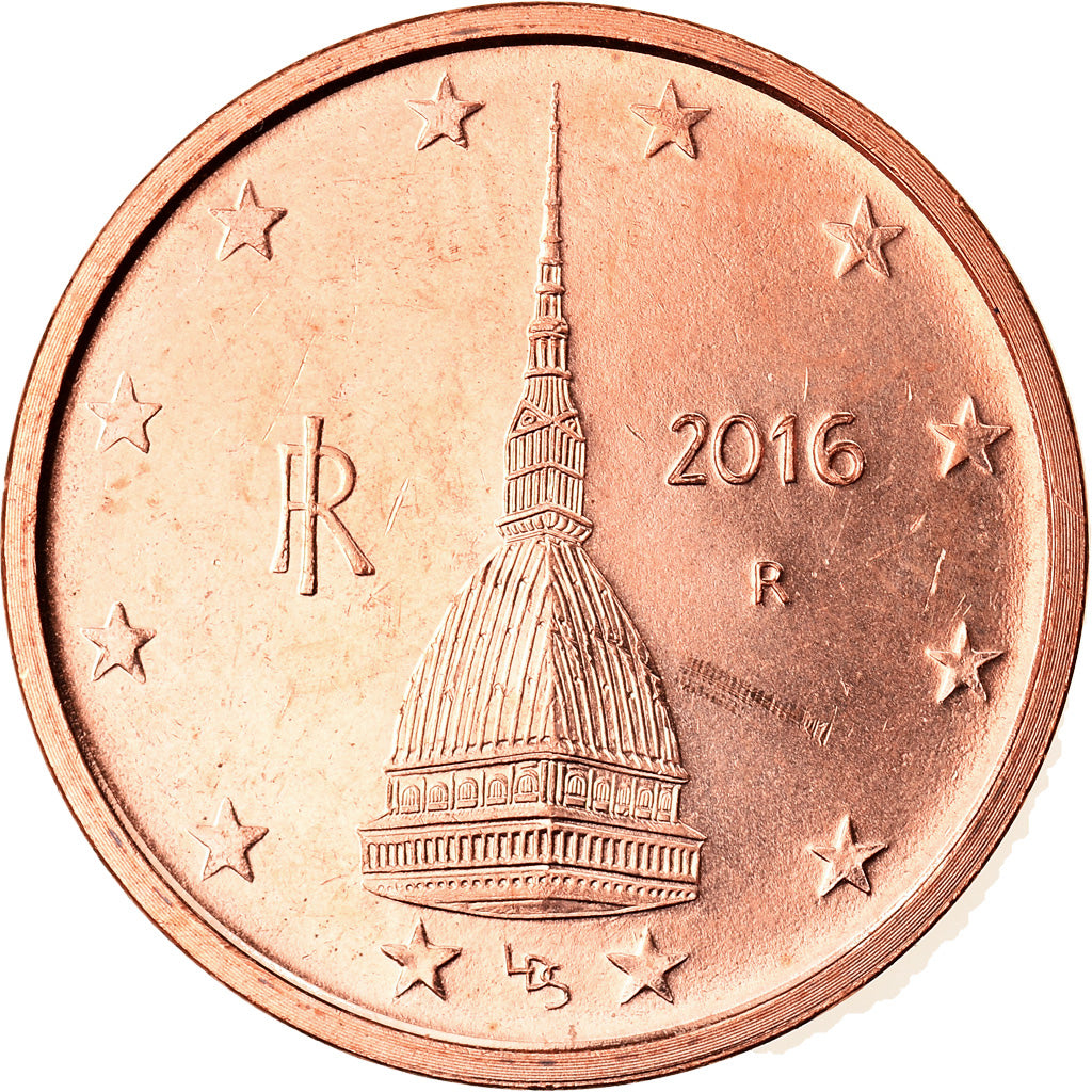 taliančina,
2 euro centy,
2016