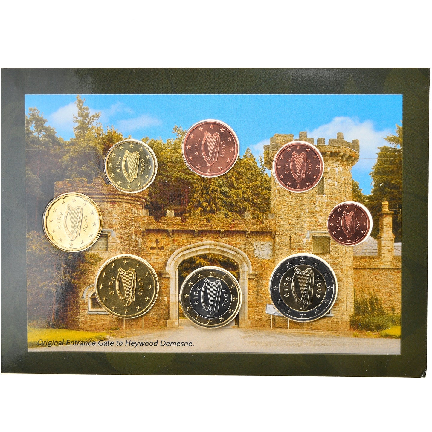 ÍRSKA REPUBLIKA,
1 cent za 2 eurá,
2005