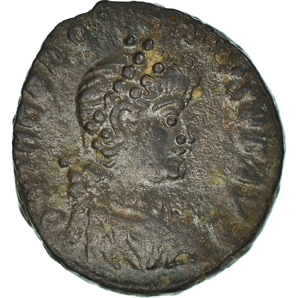 minca,
Theodosius I.,
Nummus