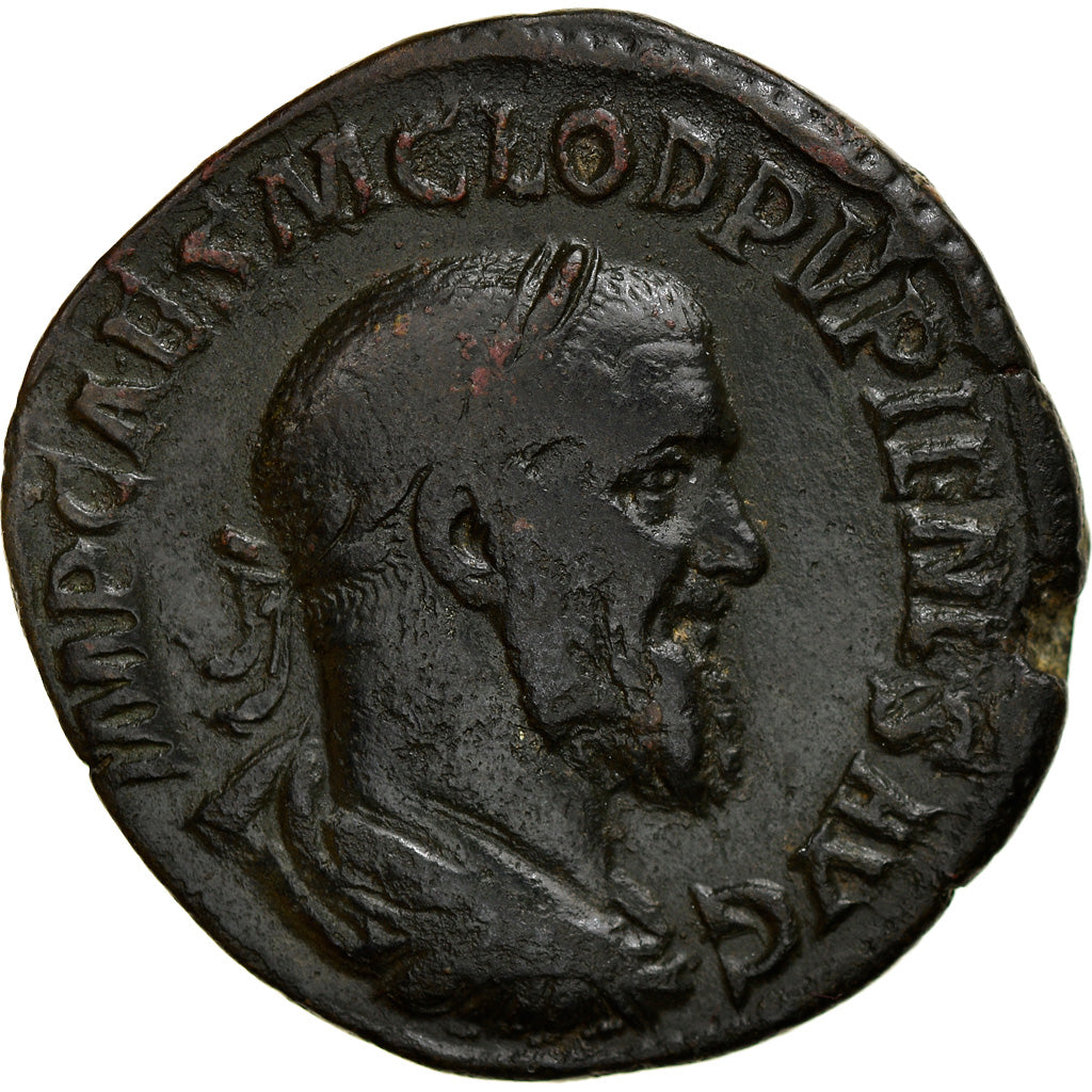 minca,
Poupien,
Sestertius