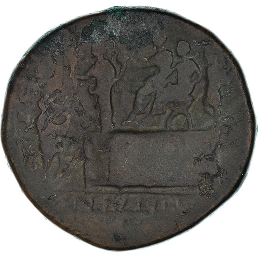 minca,
Marcus Aurelius,
Sestertius