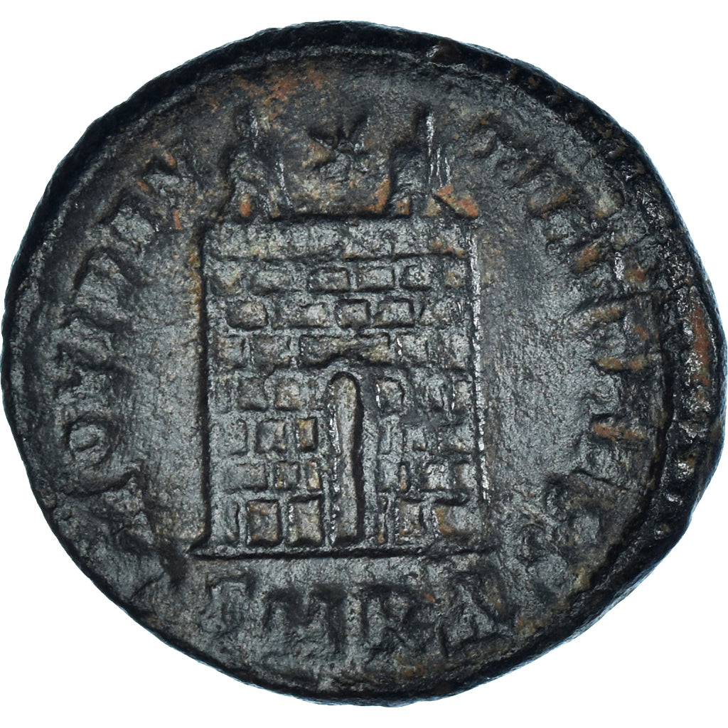 minca, 
  
  Constantius II. 
  
  Follis