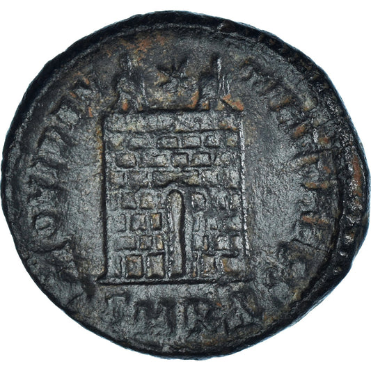 minca, 
  
  Constantius II. 
  
  Follis