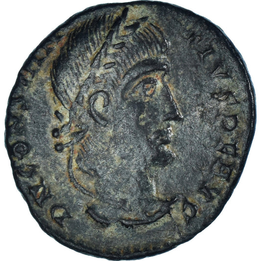 minca,
 
 Constantius II.
 
 Bronz Æ