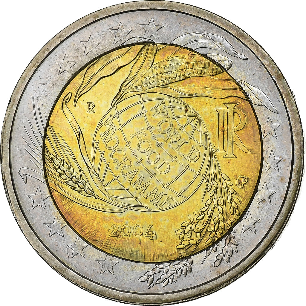 taliančina,
 
 2 eurá,
 
 2004