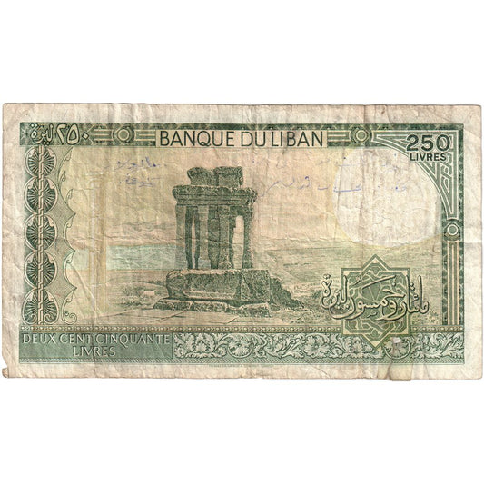 Libanon,
 
 250 libier,
 
 1986