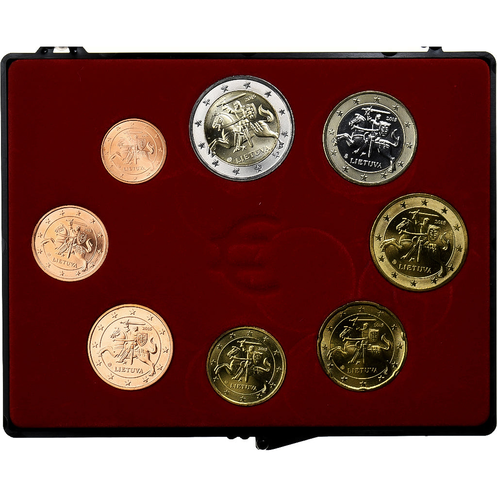 Litva,
 
 Setze 1 ct. - 2 eurá,
 
 BU