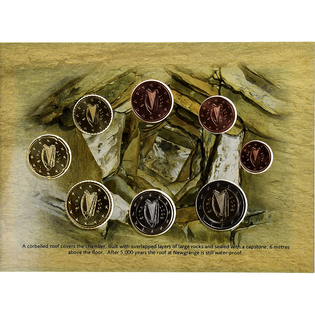 Írsko,
 
 1 cent za 2 eurá,
 
 Newgrange