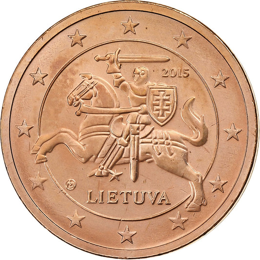 Litva,
 
 2 euro centy,
 
 BU