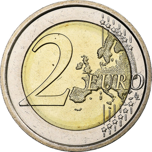 taliančina, 
  
  2 eurá, 
  
  Einführung v eurách