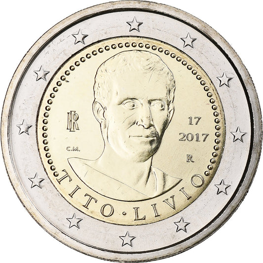 taliančina, 
  
  2 eurá, 
  
  Zweitausendfünfhundertausend Toten von Tite naživo