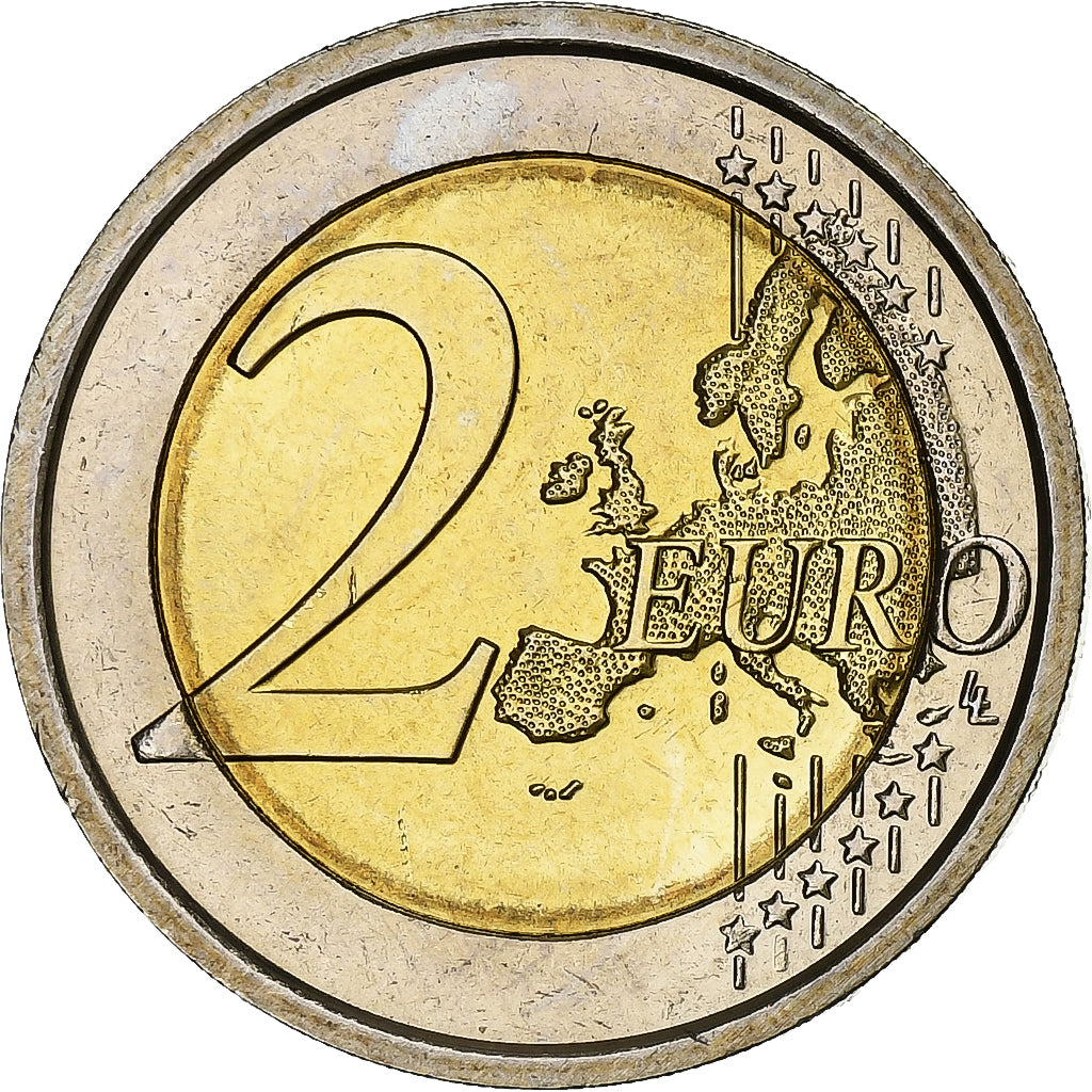 taliančina, 
  
  2 eurá, 
  
  10 Jahre Euro-Bageld