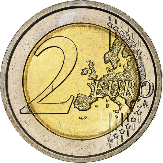 taliančina, 
  
  2 eurá, 
  
  10 Jahre Euro-Bageld