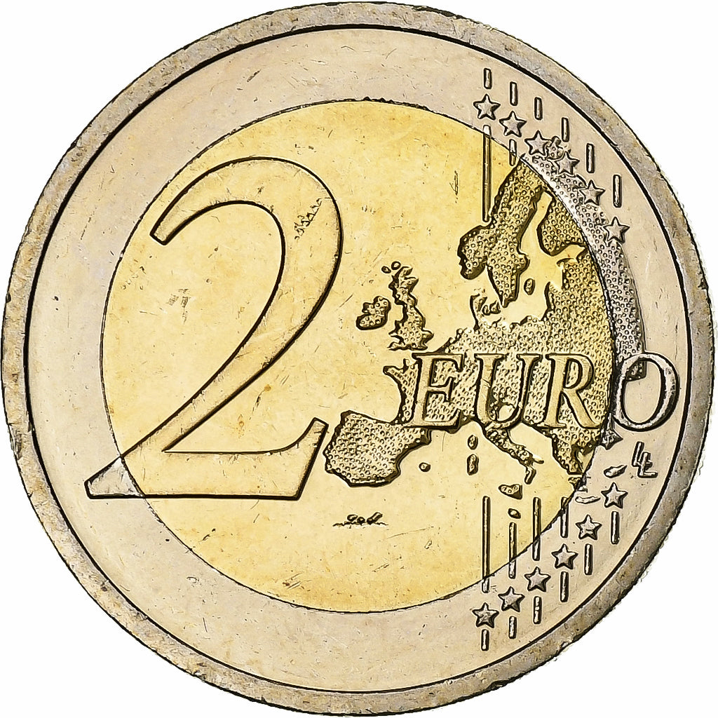 Írsko, 
  
  2 eurá, 
  
  10 Jahre Euro-Bageld