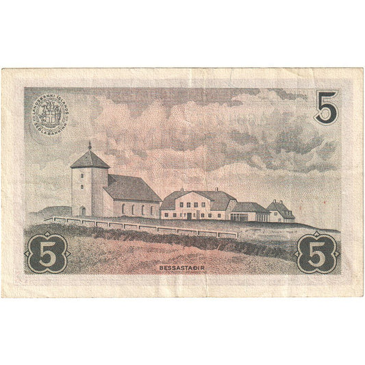 Island,
 
 5 korún,
 
 21. júna 1957