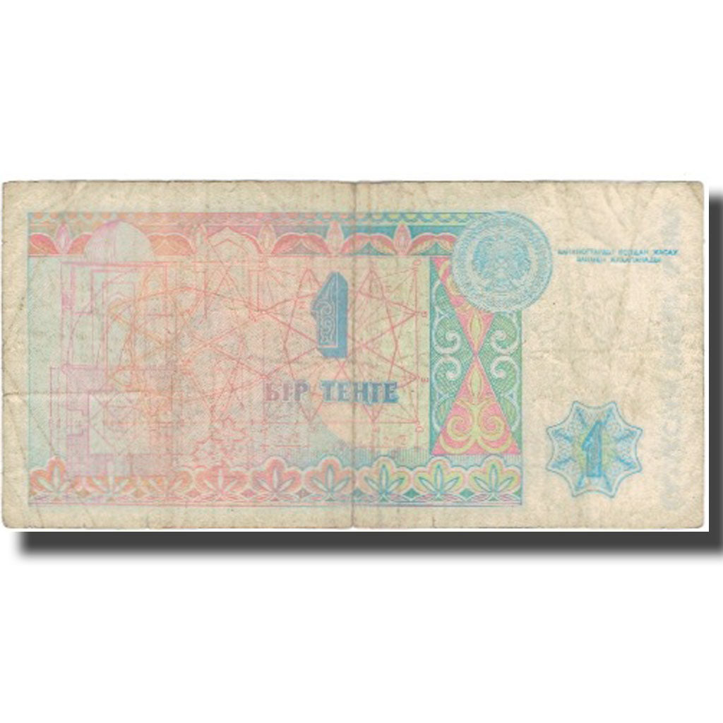 bankovka, 
  
  Kazachstan, 
  
  1 Tenge