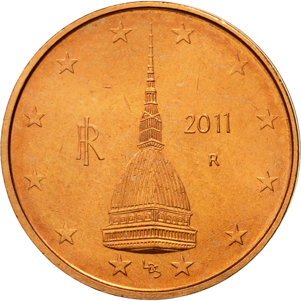 taliančina,
 
 2 euro centy,
 
 2011