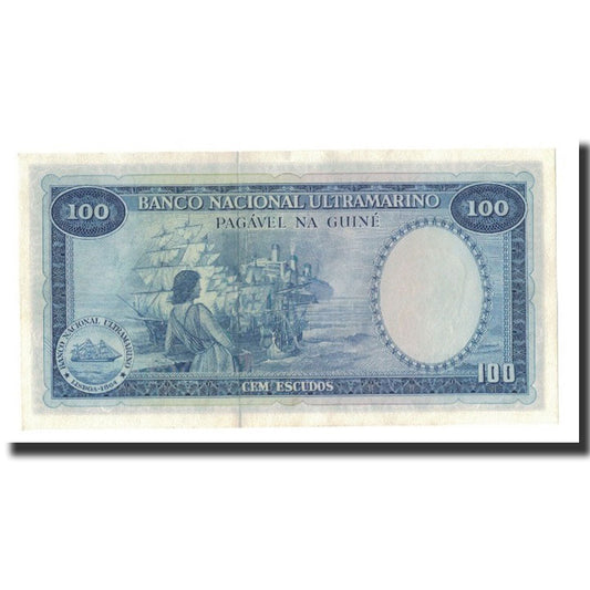 bankovka, 
  
  portugalská guinea, 
  
  100 escudo