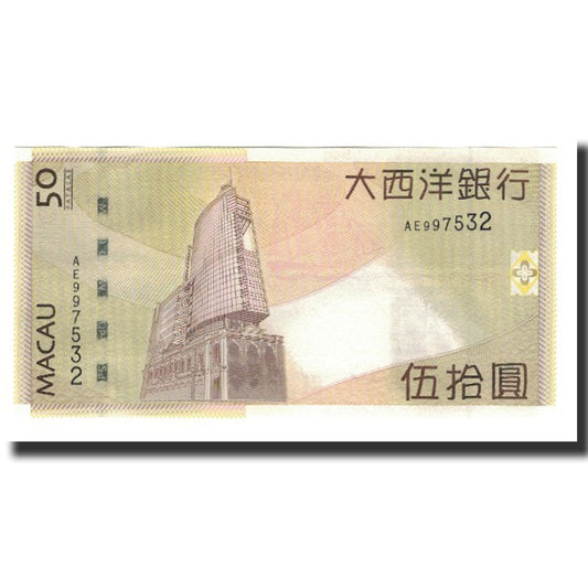 bankovka,
 
 Macao,
 
 50 Pataqov