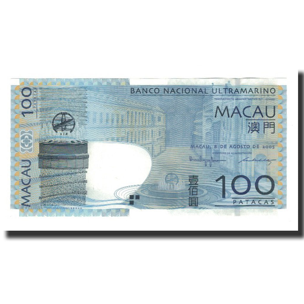 bankovka,
 
 Macao,
 
 100 pataqov
