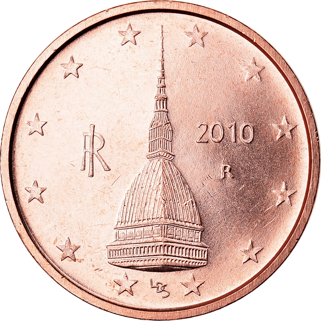 taliančina,
 
 2 euro centy,
 
 2010