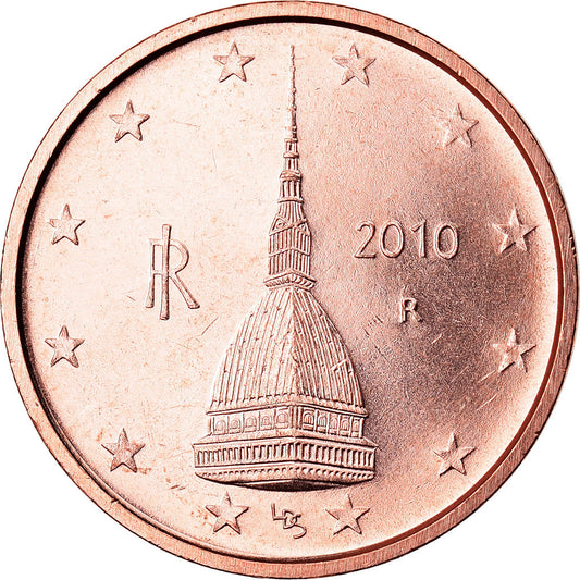 taliančina,
 
 2 euro centy,
 
 2010