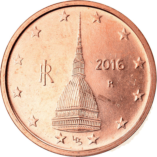 taliančina,
 
 2 euro centy,
 
 2016