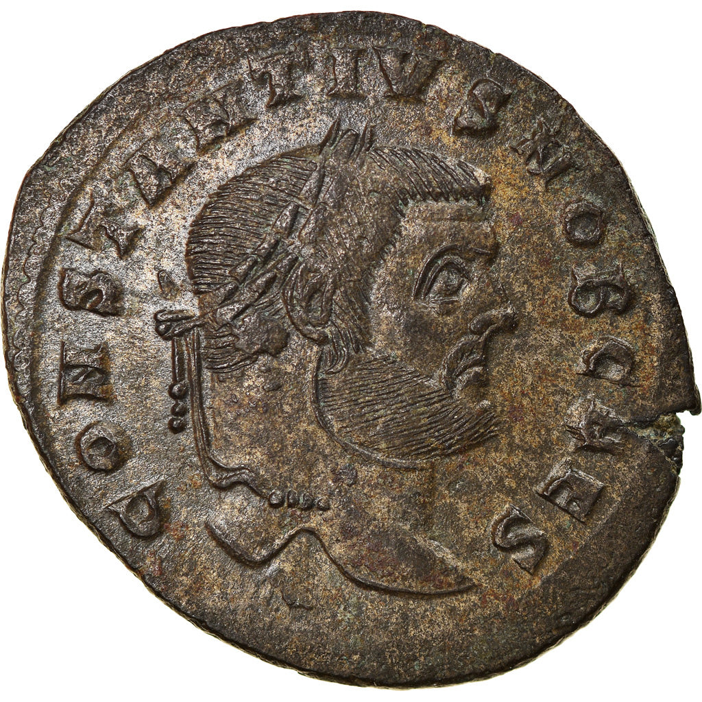 minca,
 
 Constantius I.
 
 Follis