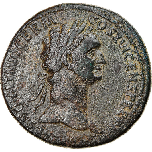 minca,
 
 Domitian,
 
 Sestertius