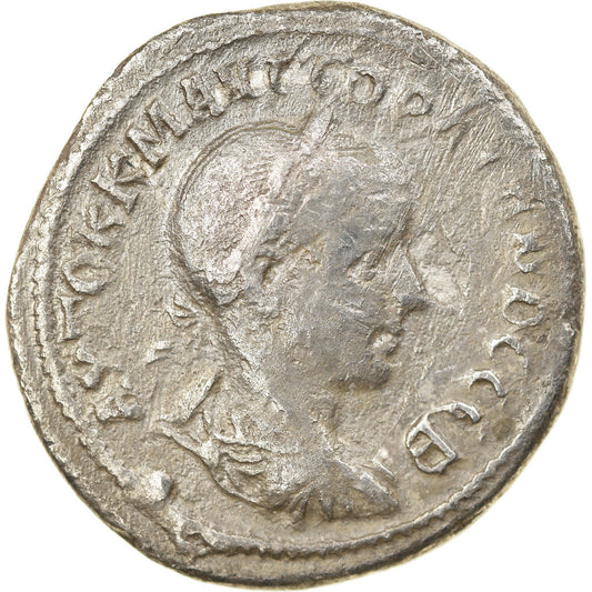 minca, 
  
  Gordius III, 
  
  Tetradrachm