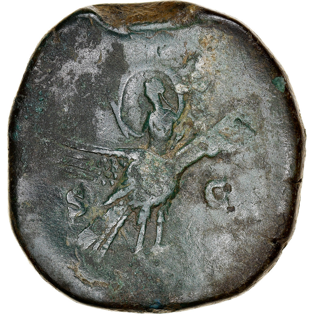 minca,
 
 Diva Faustína II.
 
 Sestertius